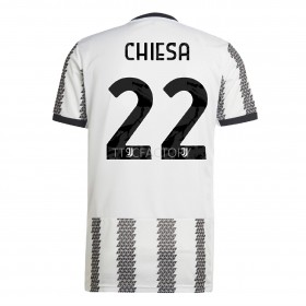 Herre Fotballdrakter Juventus Chiesa 22 Hjemme 2022-23 Kortermet